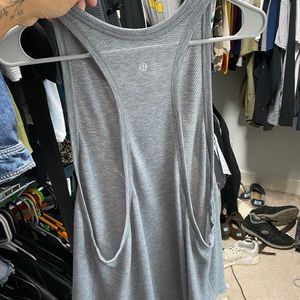 Lululemon tank gray light weight